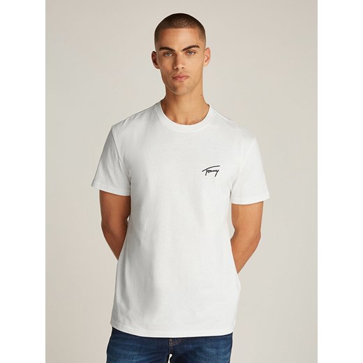 TOMMY JEANS Koszulka w kolorze białym ze sklepu Limango Polska w kategorii T-shirty męskie - zdjęcie 183740011
