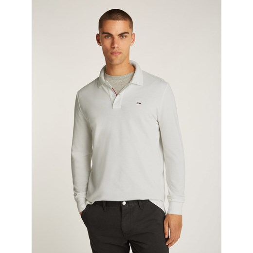 TOMMY JEANS Koszulka polo w kolorze białym ze sklepu Limango Polska w kategorii T-shirty męskie - zdjęcie 183740032