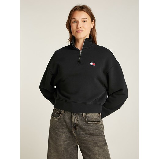 TOMMY JEANS Bluza w kolorze czarnym ze sklepu Limango Polska w kategorii Bluzy damskie - zdjęcie 183740041