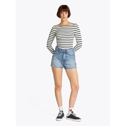TOMMY JEANS Koszulka w kolorze czarno-białym ze sklepu Limango Polska w kategorii Bluzki damskie - zdjęcie 183740050