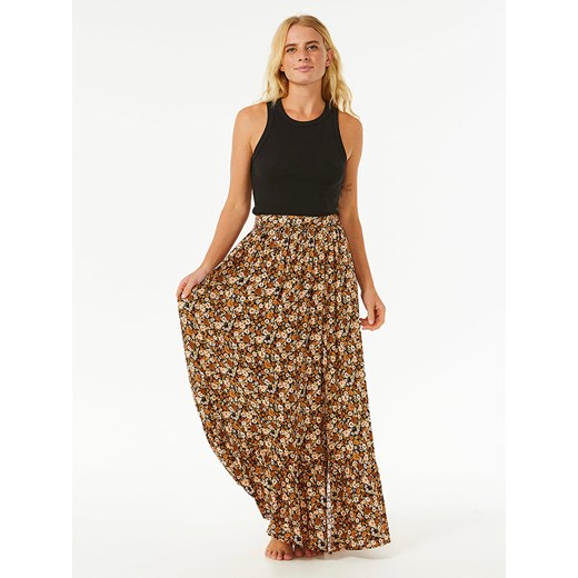 Spódnica Rip Curl midi brązowa 