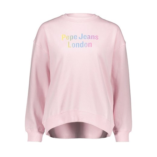 Pepe Jeans Bluza w kolorze jasnoróżowym ze sklepu Limango Polska w kategorii Bluzy damskie - zdjęcie 183741011