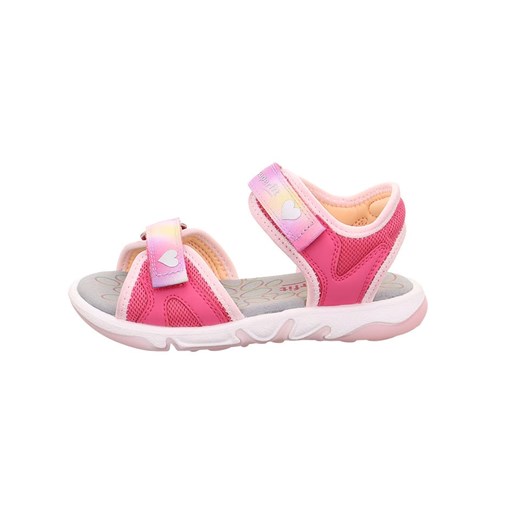superfit Skórzane sandały &quot;Pebbles&quot; w kolorze jasnoróżowo-różowym Superfit 34 Limango Polska promocja
