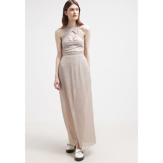 Miss Selfridge Suknia balowa metallic zalando szary metal