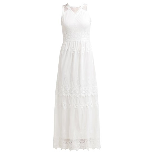 Miss Selfridge Długa sukienka cream zalando szary abstrakcyjne wzory