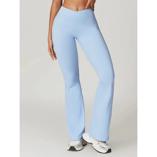 Legginsy sportowe - Jasnoniebieski / S ze sklepu Valetta.pl w kategorii Spodnie damskie - zdjęcie 183745913