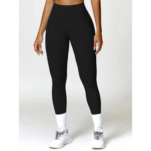Legginsy sportowe - Czarny / S ze sklepu Valetta.pl w kategorii Spodnie damskie - zdjęcie 183746360