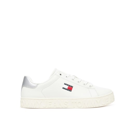 Sneakersy Tommy Jeans Tjw Logo Outsole Sneaker Ess EN0EN02703 Écru ze sklepu eobuwie.pl w kategorii Buty sportowe damskie - zdjęcie 183747470