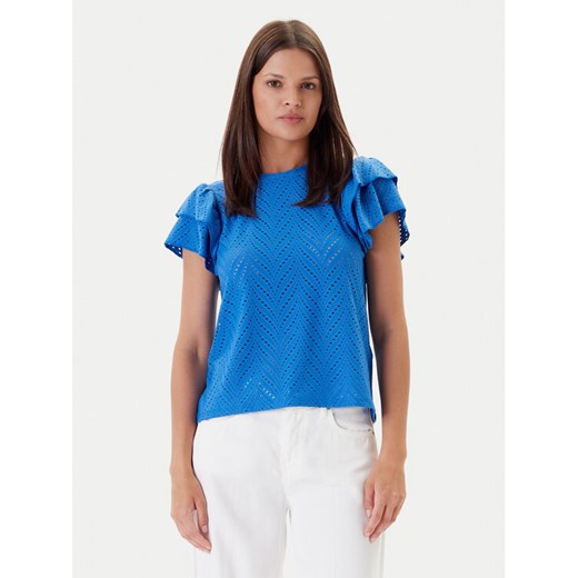 JDY Bluzka Carla 15351452 Niebieski Regular Fit ze sklepu MODIVO w kategorii Bluzki damskie - zdjęcie 183749141
