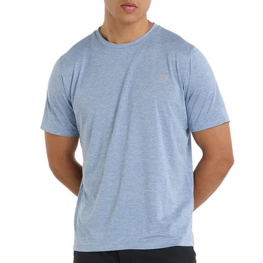 Koszulka męska New Balance MT41253DUS - niebieska ze sklepu streetstyle24.pl w kategorii T-shirty męskie - zdjęcie 183750470