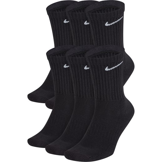 Klasyczne skarpety treningowe Nike Everyday Cushioned (6 par) - Czerń ze sklepu Nike poland w kategorii Skarpetki męskie - zdjęcie 183750624