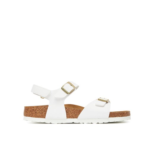 Sandały Birkenstock Rio Flowers As Kids 1029561 D Biały ze sklepu eobuwie.pl w kategorii Sandały dziecięce - zdjęcie 183750723