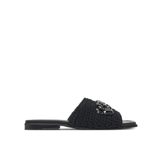 Klapki Inuikii Classic Suede Velcro 70104-367 Czarny ze sklepu eobuwie.pl w kategorii Klapki damskie - zdjęcie 183750754