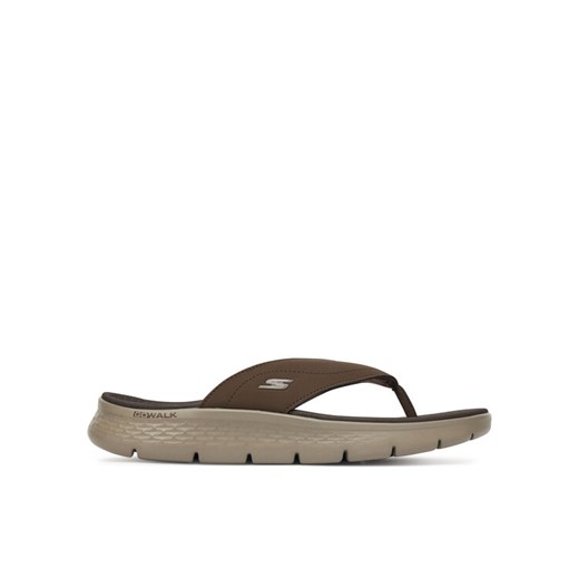 Japonki Skechers Go Walk Flex Sandal-Vallejo 229202/CHOC Brązowy ze sklepu eobuwie.pl w kategorii Klapki męskie - zdjęcie 183750761