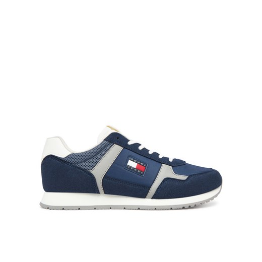 Tommy Jeans Sneakersy Tjm Runner Casual EM0EM01590 Granatowy ze sklepu MODIVO w kategorii Buty sportowe męskie - zdjęcie 183751540