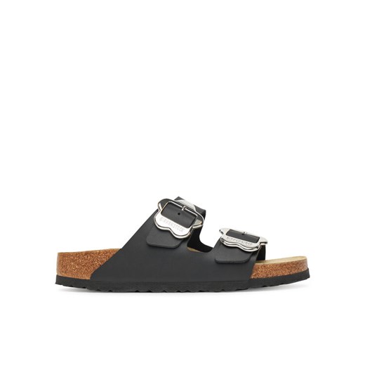 Birkenstock Klapki Arizona Flower Buckle Kids 1029844 D Czarny ze sklepu MODIVO w kategorii Klapki dziecięce - zdjęcie 183751542