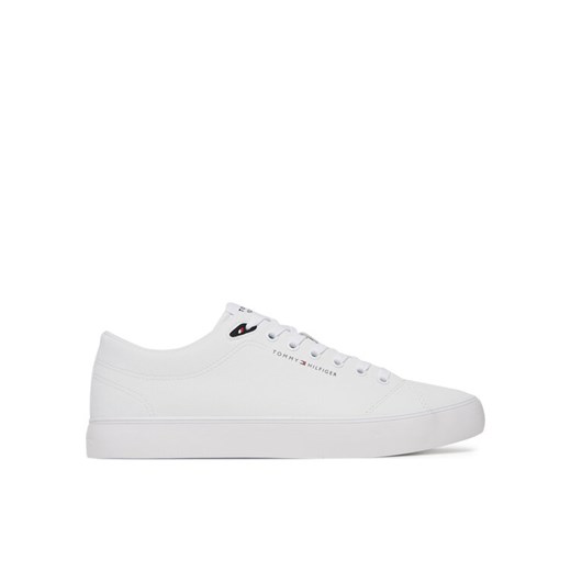 Tommy Hilfiger Tenisówki Th Hi Vulc Core Low Lth Ii Ess FM0FM05511 Biały ze sklepu MODIVO w kategorii Trampki męskie - zdjęcie 183751594