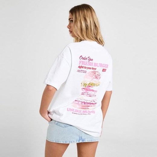 UNLIKE HUMANS T-SHIRT BURGER TSHT ze sklepu JD Sports  w kategorii Bluzki damskie - zdjęcie 183752980
