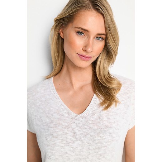 Rich &amp; Royal Sweter w kolorze białym Rich & Royal M promocja Limango Polska