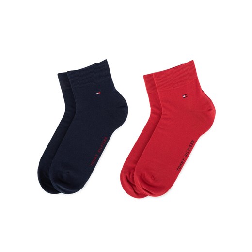 Tommy Hilfiger Zestaw 2 par niskich skarpet męskich 342025001 Granatowy ze sklepu MODIVO w kategorii Skarpetki męskie - zdjęcie 183754332