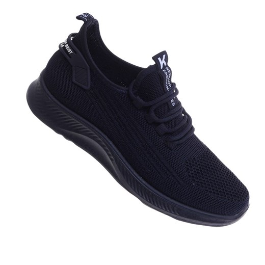Lekkie granatowe męskie sneakersy /D1-2 17761 GF285/ ze sklepu Pantofelek24.pl w kategorii Buty sportowe męskie - zdjęcie 183754564