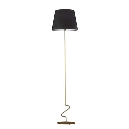 Stylowa lampa podłogowa SURAT VELUR z abażurem ze sklepu Lysne w kategorii Lampy podłogowe - zdjęcie 183754723