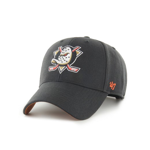 Czapka z daszkiem 47 Brand NHL Anaheim Ducks Ballpark Snap 47 MVP H-BLPMS25WBP Czarny ze sklepu eobuwie.pl w kategorii Czapki z daszkiem męskie - zdjęcie 183756191