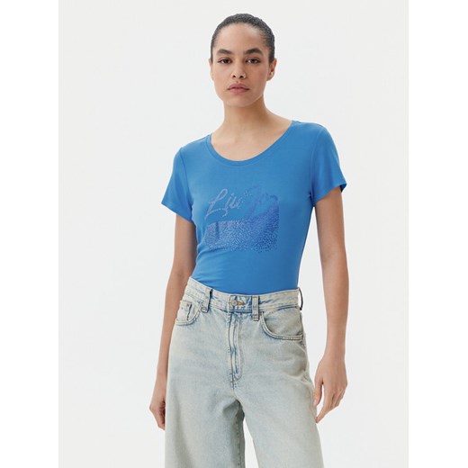 Liu Jo Beachwear T-Shirt VA5157 JS360 Niebieski Regular Fit ze sklepu MODIVO w kategorii Bluzki damskie - zdjęcie 183757333