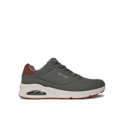 Skechers Sneakersy Uno - Suited On Air 183004 Zielony ze sklepu MODIVO w kategorii Buty sportowe męskie - zdjęcie 183757360