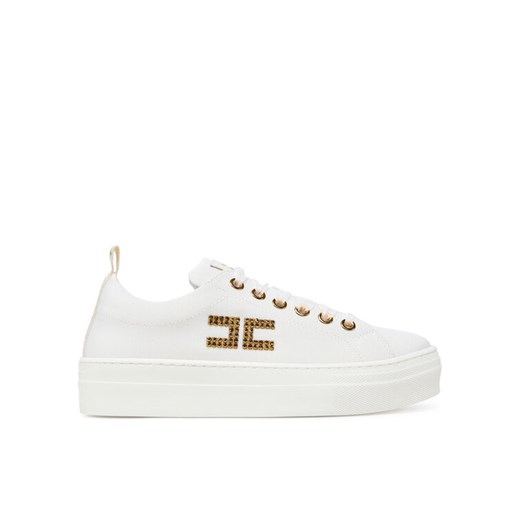 Sneakersy Elisabetta Franchi F4-A9E-0241 M Biały ze sklepu eobuwie.pl w kategorii Buty sportowe damskie - zdjęcie 183757672
