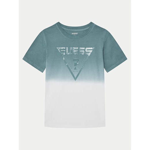 Guess T-Shirt L5GI27 I3Z14 Zielony Regular Fit ze sklepu MODIVO w kategorii T-shirty chłopięce - zdjęcie 183758780