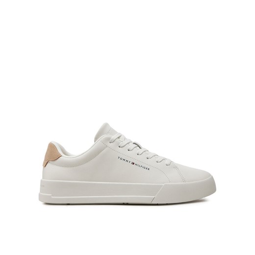 Tommy Hilfiger Sneakersy Th Court Leather Grain Ess FM0FM05297 Écru ze sklepu MODIVO w kategorii Buty sportowe męskie - zdjęcie 183758823