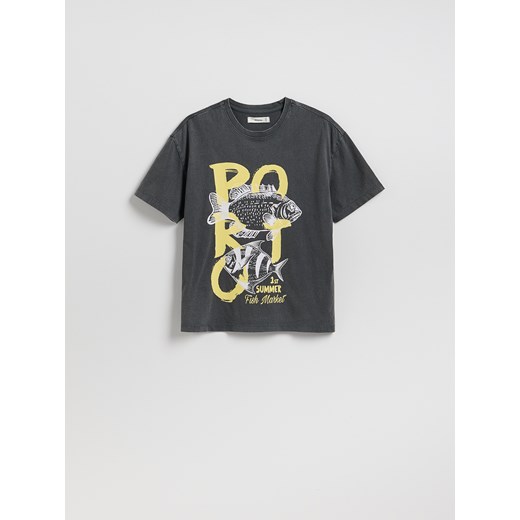 Bluzka damska Reserved w nadruki na wiosnę 