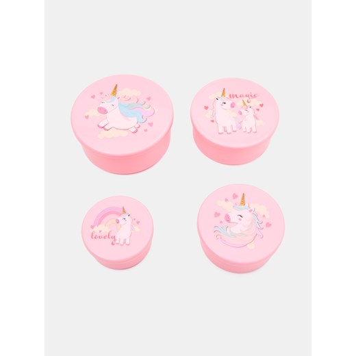 Sinsay - Pojemniki do przechowywania 4 pack - wielobarwny Sinsay One Size Sinsay