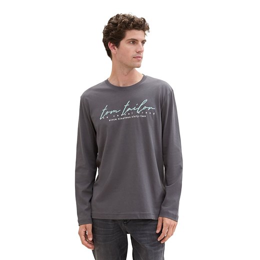 Tom Tailor Koszulka w kolorze antracytowym ze sklepu Limango Polska w kategorii T-shirty męskie - zdjęcie 183762581