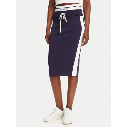 PINKO Spódnica ołówkowa Marmolada Gonna 104740 A2FQ Granatowy Slim Fit ze sklepu MODIVO w kategorii Spódnice - zdjęcie 183764891