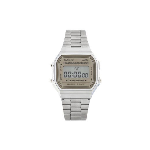 Casio Zegarek A168WA-8AYES Srebrny ze sklepu MODIVO w kategorii Zegarki - zdjęcie 183764911