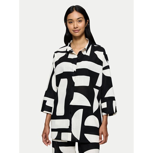 Triumph Koszula Summer 10222569 Czarny Oversize ze sklepu MODIVO w kategorii Piżamy damskie - zdjęcie 183764951