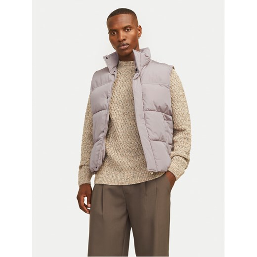 Jack&Jones Bezrękawnik Bradley 12256981 Szary Regular Fit ze sklepu MODIVO w kategorii Kamizelki męskie - zdjęcie 183765002