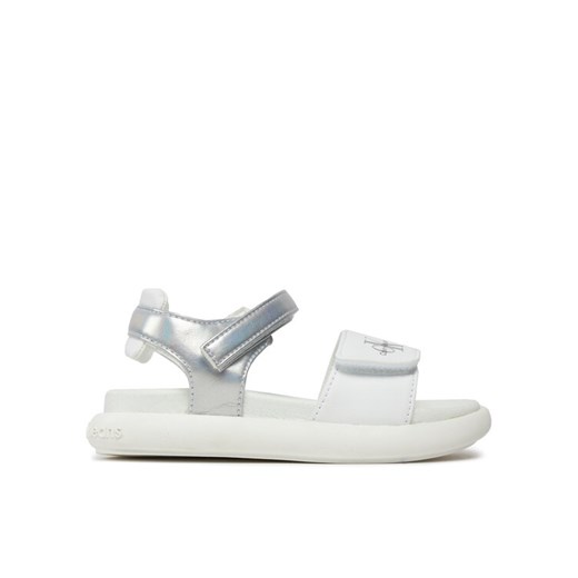 Calvin Klein Jeans Sandały V1A2-80817-1013X S Biały ze sklepu MODIVO w kategorii Sandały dziecięce - zdjęcie 183765011