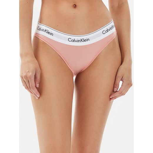 Calvin Klein Underwear Figi klasyczne 0000F3787E Koralowy ze sklepu MODIVO w kategorii Majtki damskie - zdjęcie 183765064