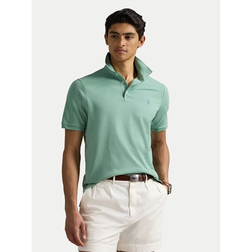 Polo Ralph Lauren Polo 710941439022 Zielony Regular Fit ze sklepu MODIVO w kategorii T-shirty męskie - zdjęcie 183765091
