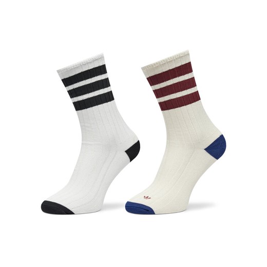 adidas Zestaw 2 par wysokich skarpet unisex Premium Mid Crew IB9170 Kolorowy ze sklepu MODIVO w kategorii Skarpetki damskie - zdjęcie 183765130
