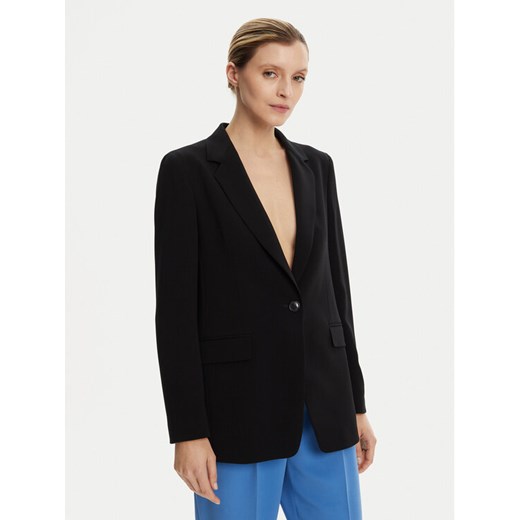 Boss Marynarka Jocaluah 50490053 Czarny Regular Fit ze sklepu MODIVO w kategorii Marynarki damskie - zdjęcie 183765181