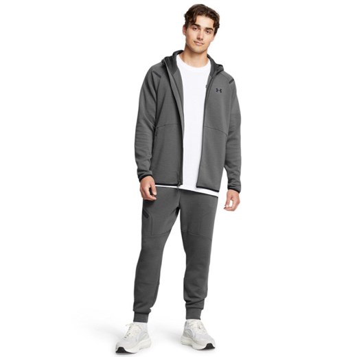 Męskie spodnie treningowe Under Armour UA Unstoppable Flc Jgr Eu - szare ze sklepu Sportstylestory.com w kategorii Spodnie męskie - zdjęcie 183768681