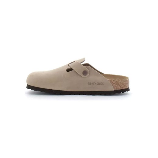 Birkenstock Skórzane chodaki "Boston" w kolorze jasnobrązowym 36 wyprzedaż Limango Polska