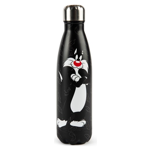 Trendy Kitchen by EXCÉLSA Butelka termiczna &quot;Looney Tunes&quot; w kolorze czarnym - 500 ml ze sklepu Limango Polska w kategorii Kubki termiczne - zdjęcie 183770170