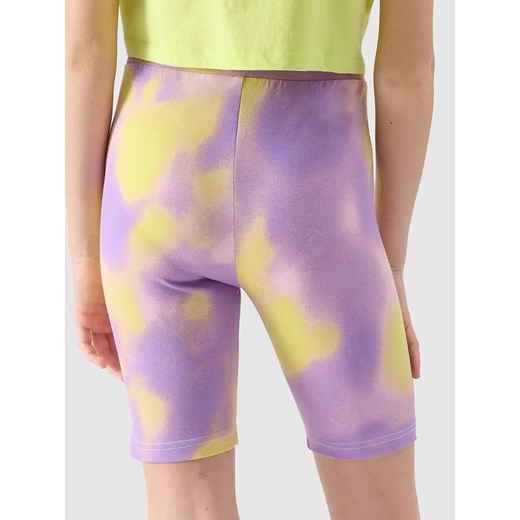4F Szorty w kolorze żółto-fioletowym 122 wyprzedaż Limango Polska