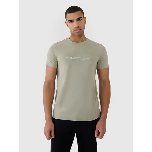4F Koszulka w kolorze khaki ze sklepu Limango Polska w kategorii T-shirty męskie - zdjęcie 183770363