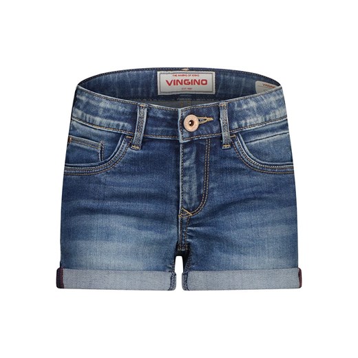 Vingino Szorty dżinsowe w kolorze niebieskim ze sklepu Limango Polska w kategorii Spodenki dziewczęce - zdjęcie 183770574